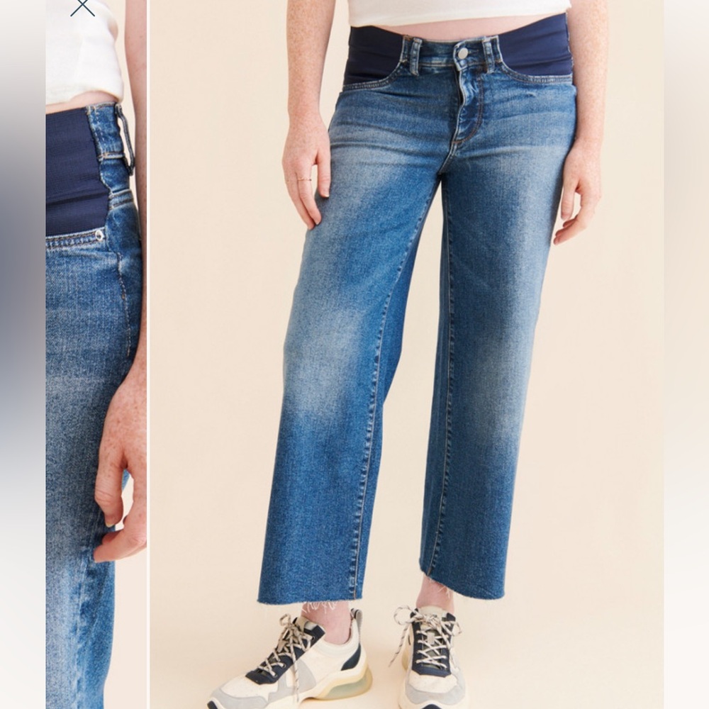 DL1961 Hepburn Wide Leg Jeans Maternity